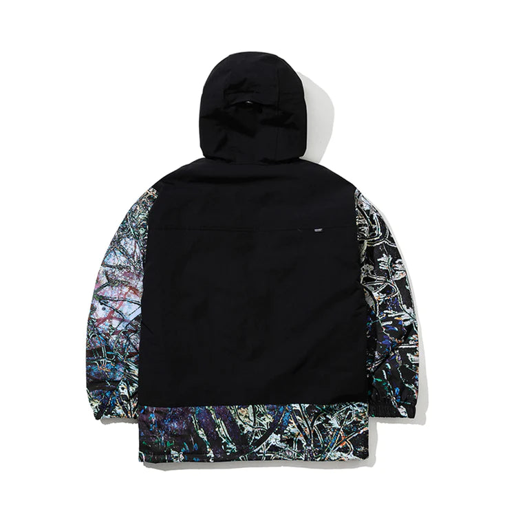 HIGH HOODED JACKET BLACK SNOWFLAKE