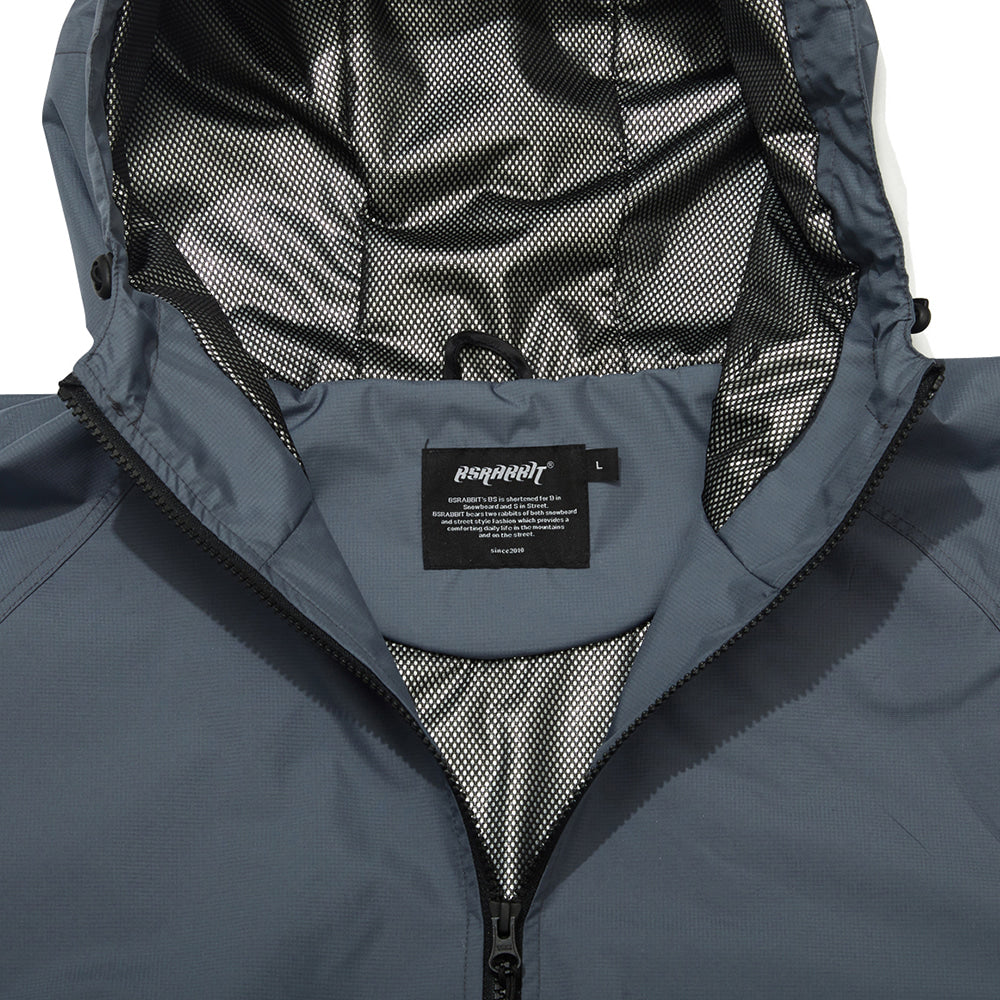 LIGHT HOODED JACKET - DEEP GRAY