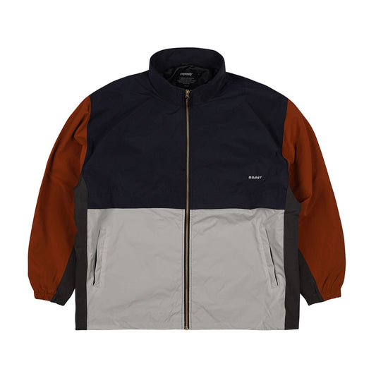 MCS WIDE JACKET - NAVY BROWN