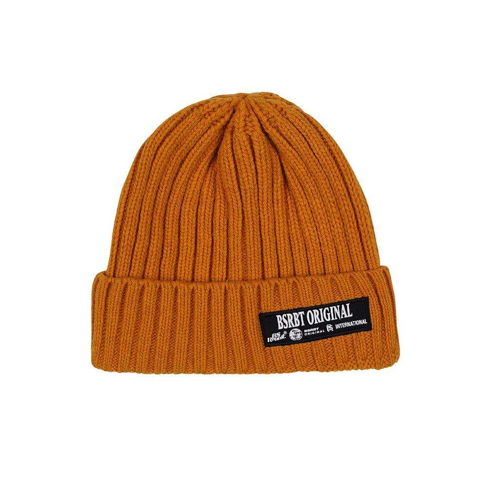 Beanie Origin Front - Mustard