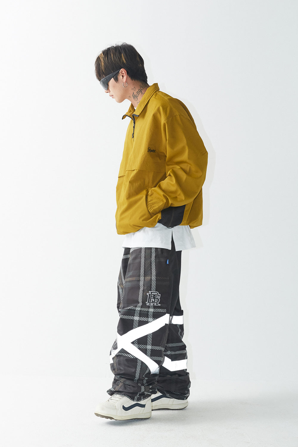 POT-X REFLECTIVE JOGGER - BLACK CHECK