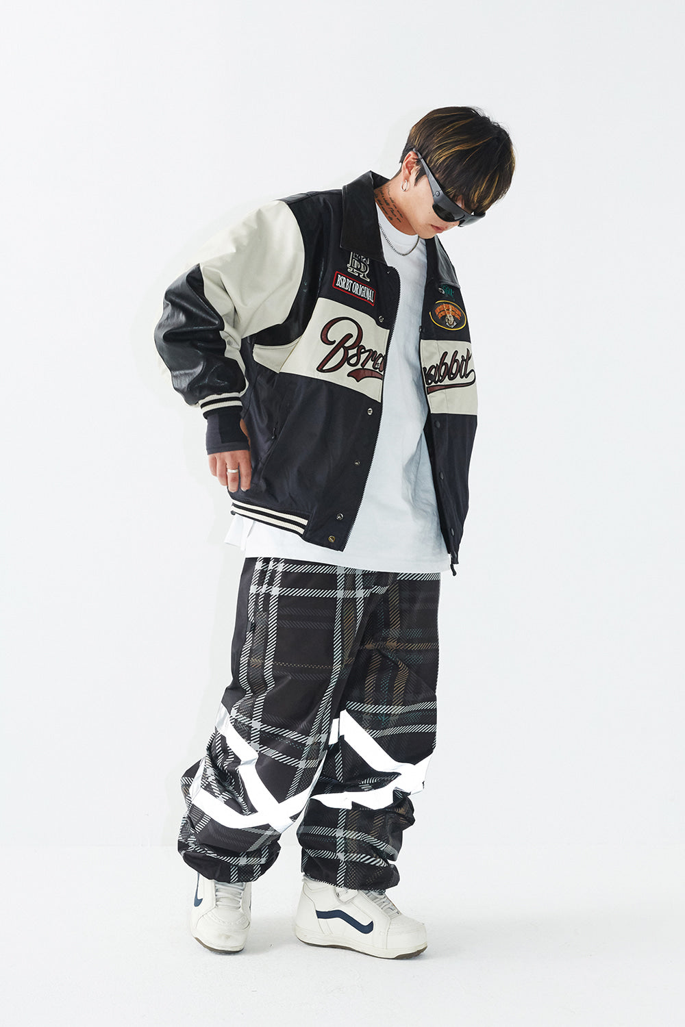 POT-X REFLECTIVE JOGGER - BLACK CHECK