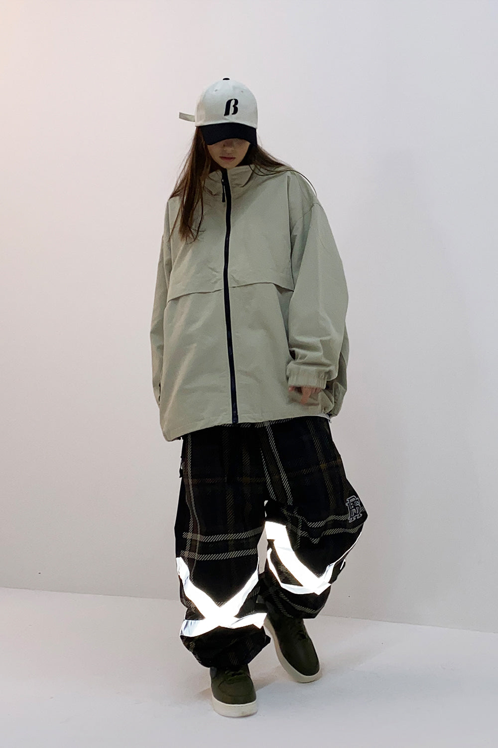 POT-X REFLECTIVE JOGGER - BLACK CHECK