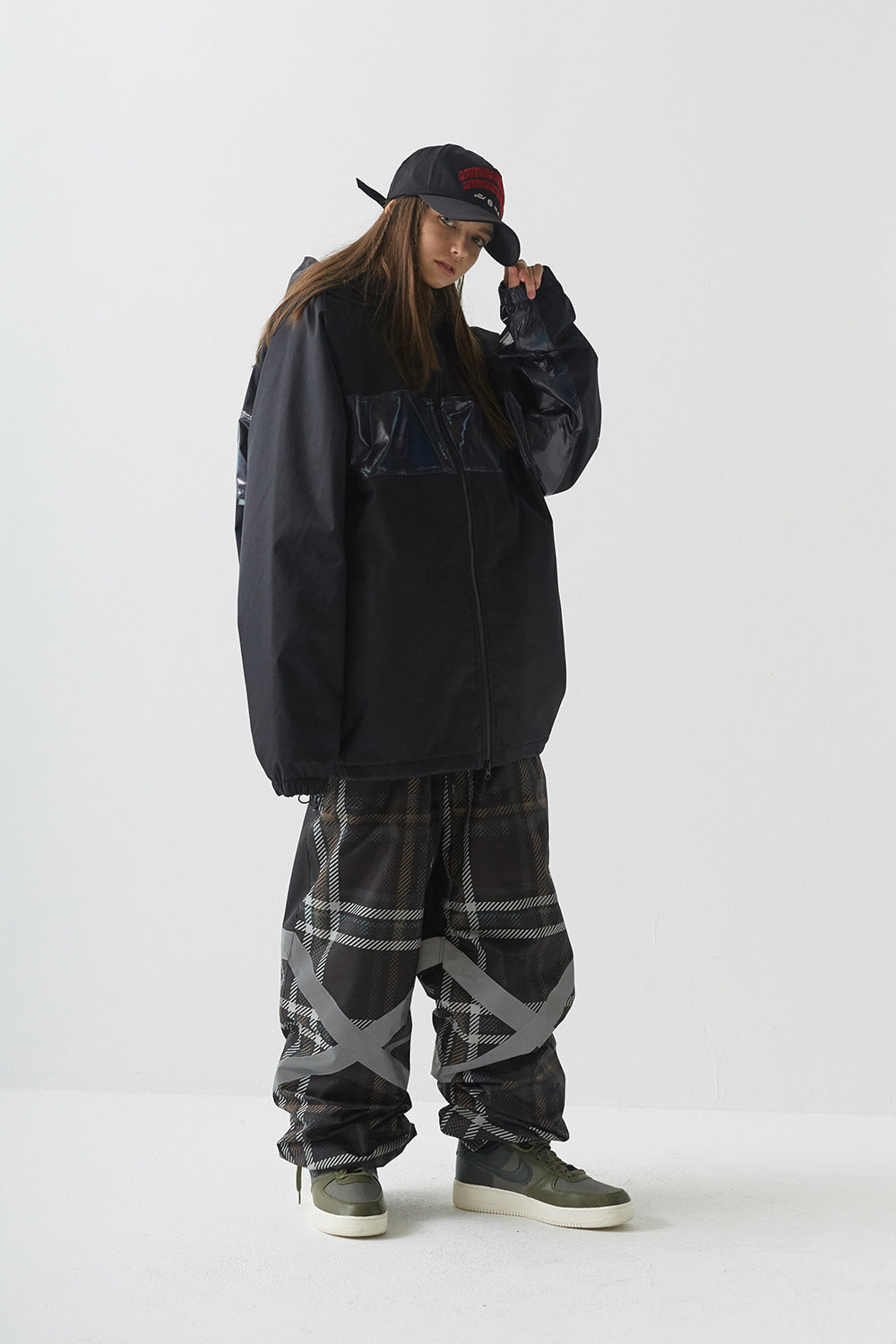 POT-X REFLECTIVE JOGGER - BLACK CHECK