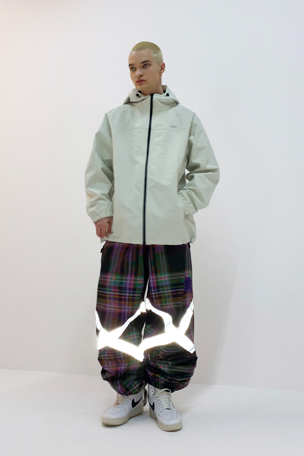 POT-X REFLECTIVE JOGGER - PURPLE CHECK