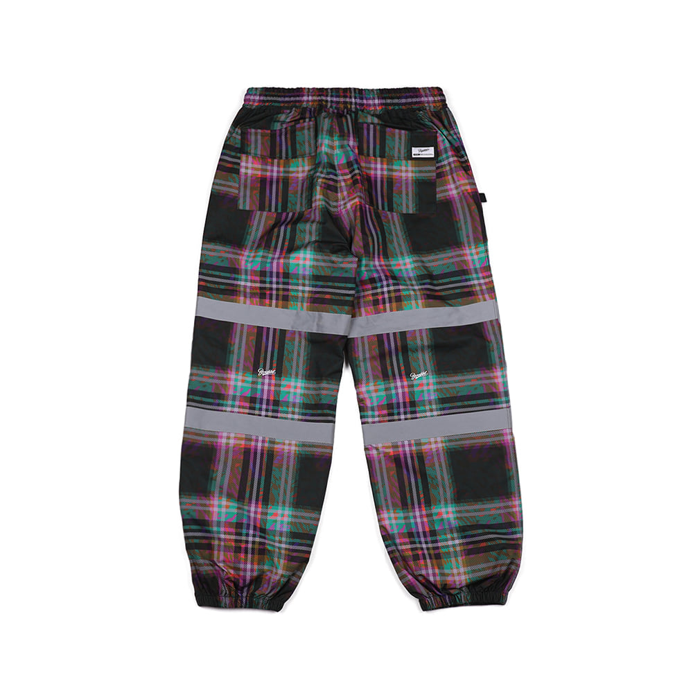 POT-X REFLECTIVE JOGGER - PURPLE CHECK