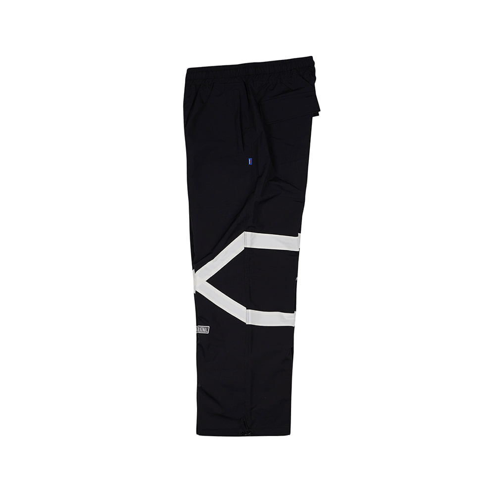 POT-X REFLECTIVE TRACK PANTS - BLACK