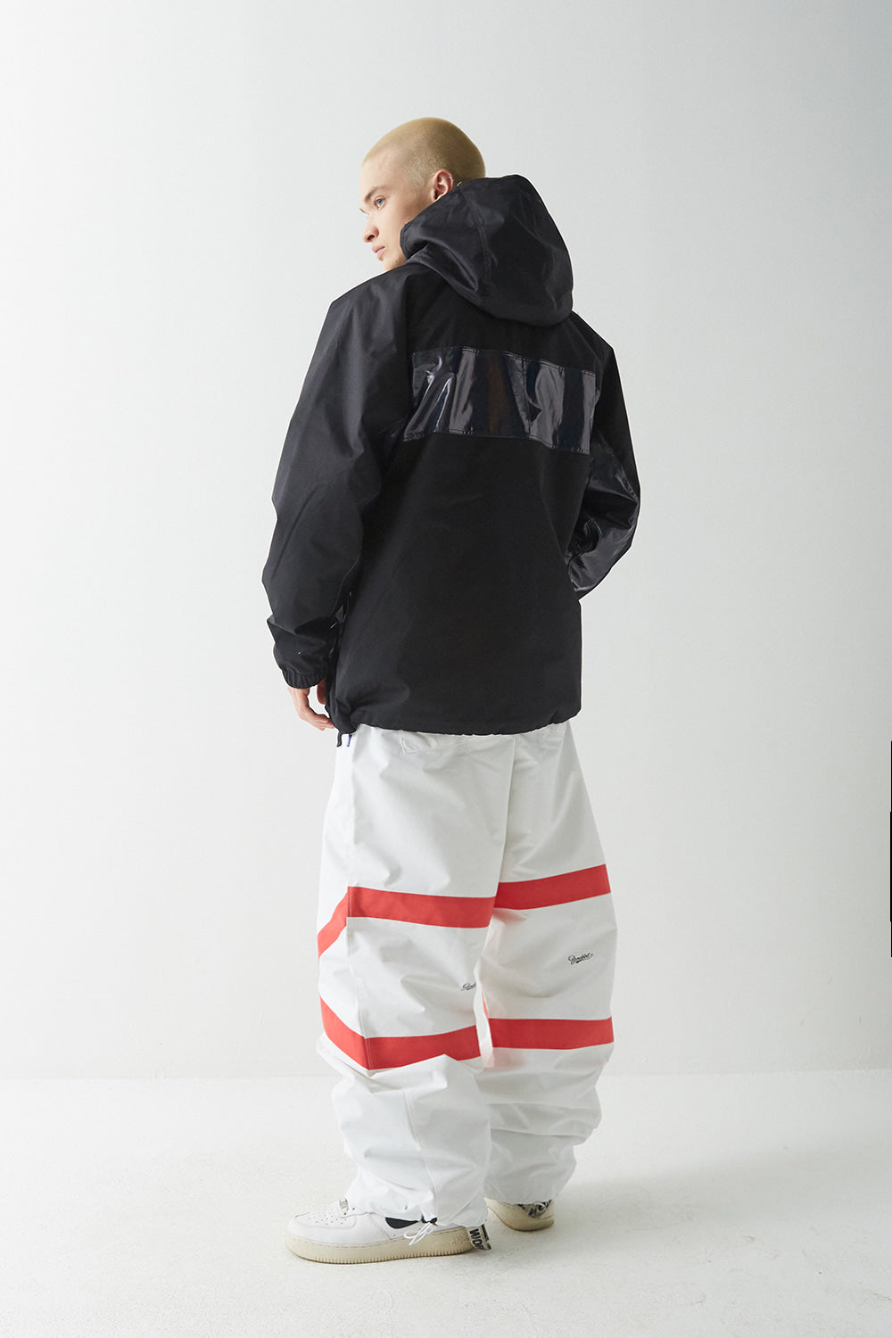 POT-X REFLECTIVE TRACK PANTS - WHITE