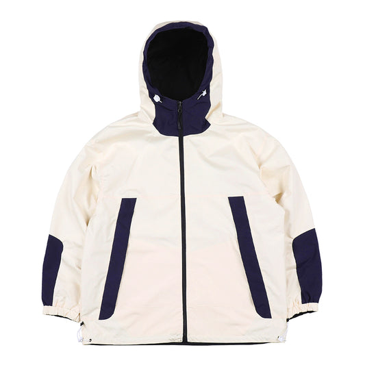 TWAN REVERSIBLE WINDBREAKER - CREAM BLACK