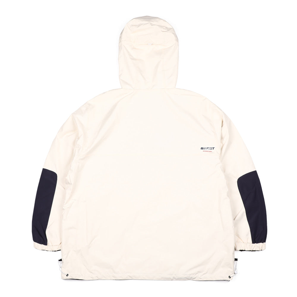 TWAN REVERSIBLE WINDBREAKER - CREAM BLACK