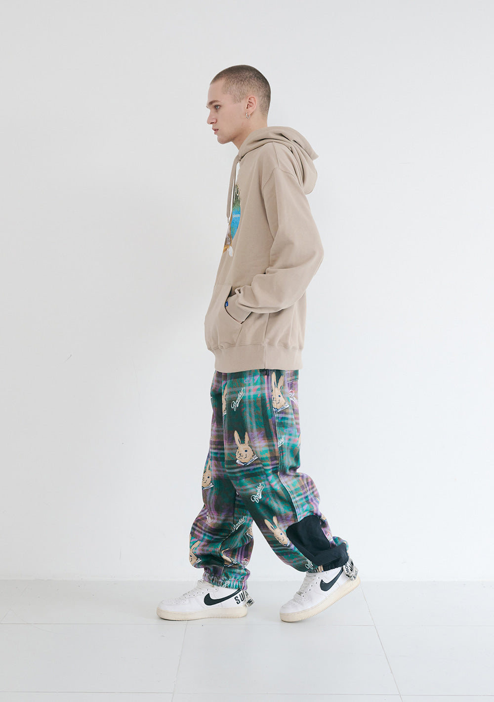 ROYAL FLEECE JOGGER BR - DARK CHECK