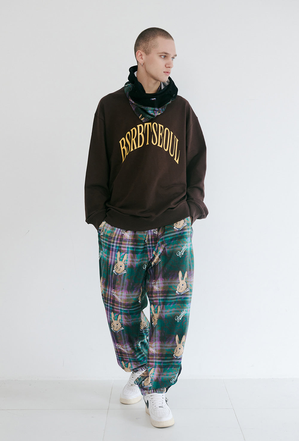 ROYAL FLEECE JOGGER BR - DARK CHECK