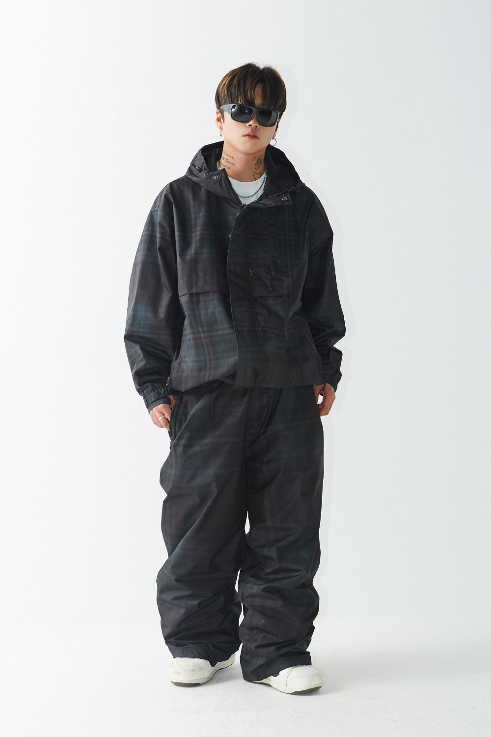 WD CLS TRACK PANTS - BLACK CHECK