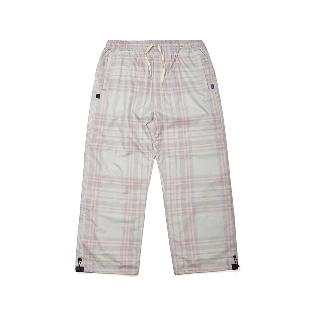 WD CLS TRACK PANTS - PASTEL CHECK