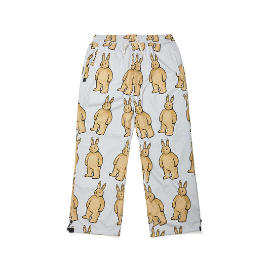 COZY BIG BR TRACK PANTS - BEIGE