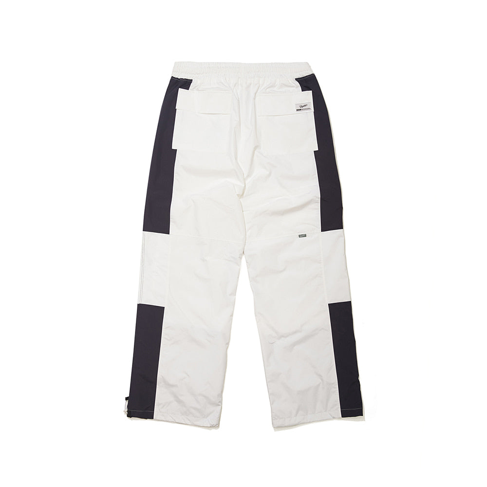 CROSS BOX TRACK PANTS - WHITE