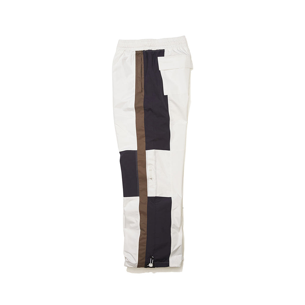 CROSS BOX TRACK PANTS - WHITE