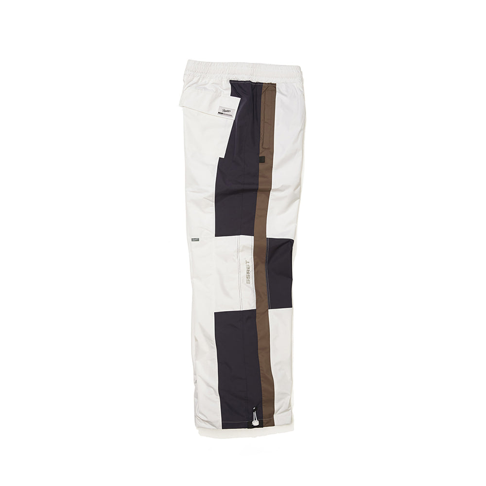 CROSS BOX TRACK PANTS - WHITE