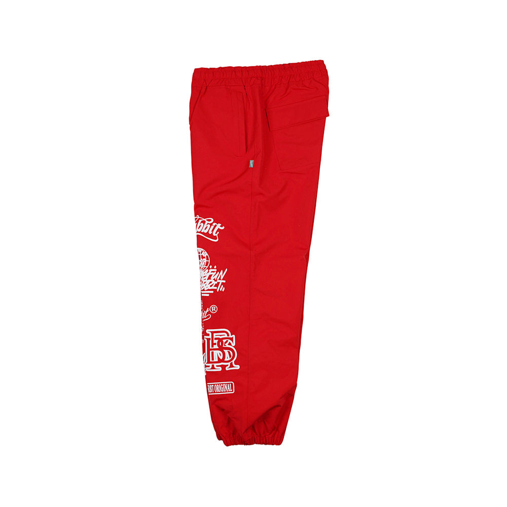 WD WORK JOGGER PANTS - RED