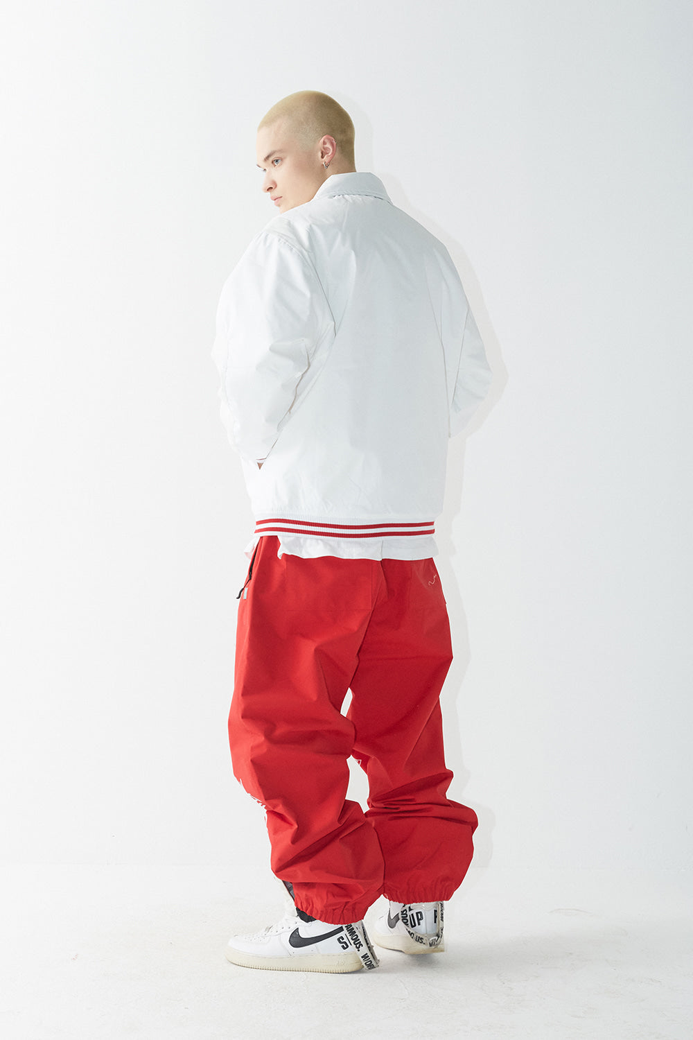 WD WORK JOGGER PANTS - RED