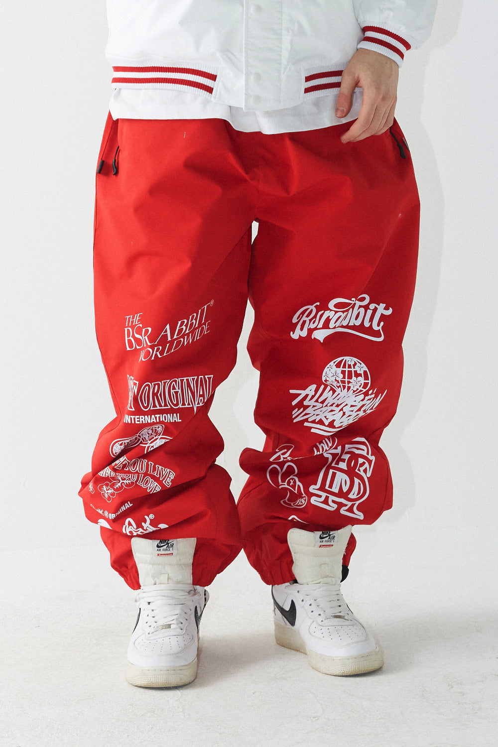 WD WORK JOGGER PANTS - RED